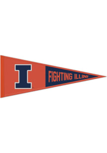 Illinois Fighting Illini 13x32 Slogan Pennant Pennant