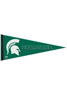 Green Michigan State Spartans 12x30 Vintage Pennant