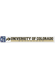 Colorado Buffaloes 2x17 Auto Decal - Gold