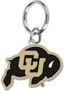 Colorado Buffaloes P Logo Keychain - Gold