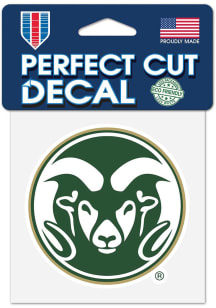 Colorado State Rams 4x4 Auto Decal - Green