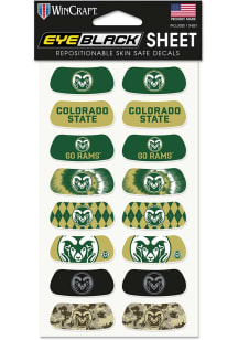 Colorado State Rams 8pk Eye Black Face Tattoo