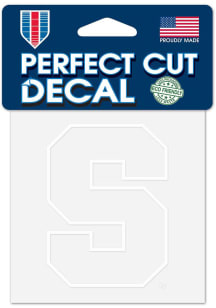 Syracuse Orange 4x4 White Auto Decal - Orange