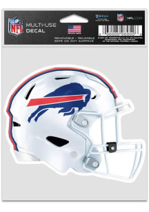 Buffalo Bills 3.75x5 Helmet Auto Decal - Blue