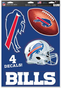 Buffalo Bills 11x17 Multi-Pack Auto Decal - Blue