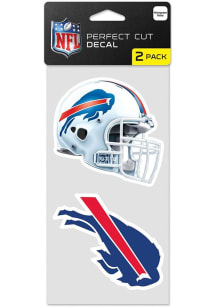 Buffalo Bills 4x4 Perfect Cut 2 Set Auto Decal - Blue