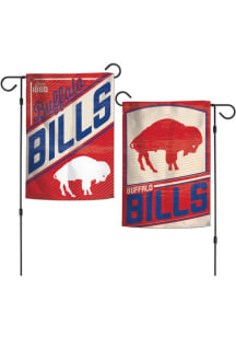 Buffalo Bills Retro 2 Sided Garden Flag