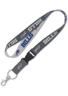 Buffalo Bills Gray Detachable Lanyard