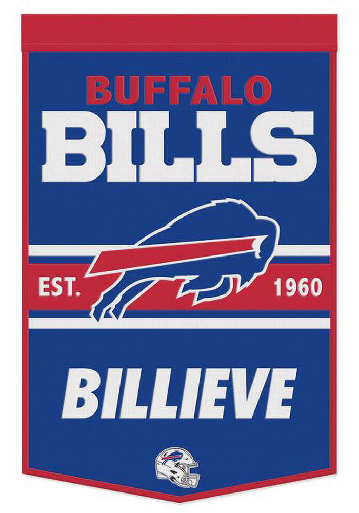 Buffalo Bills 24x38 Slogan Banner - BLUE