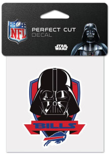 Buffalo Bills 4x4 Darth Vader Logo Auto Decal - Blue