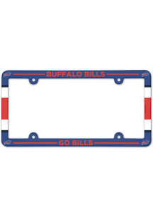 Buffalo Bills Full Color Plastic License Frame