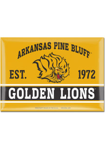 Arkansas Pine Bluff Golden Lions 2.5x3.5 Metal Magnet
