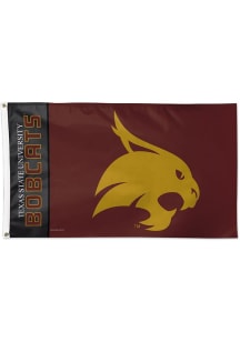 Texas State Bobcats 3x5  Silk Screen Grommet Flag