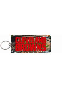 Cleveland Browns Stadium Keychain - Orange