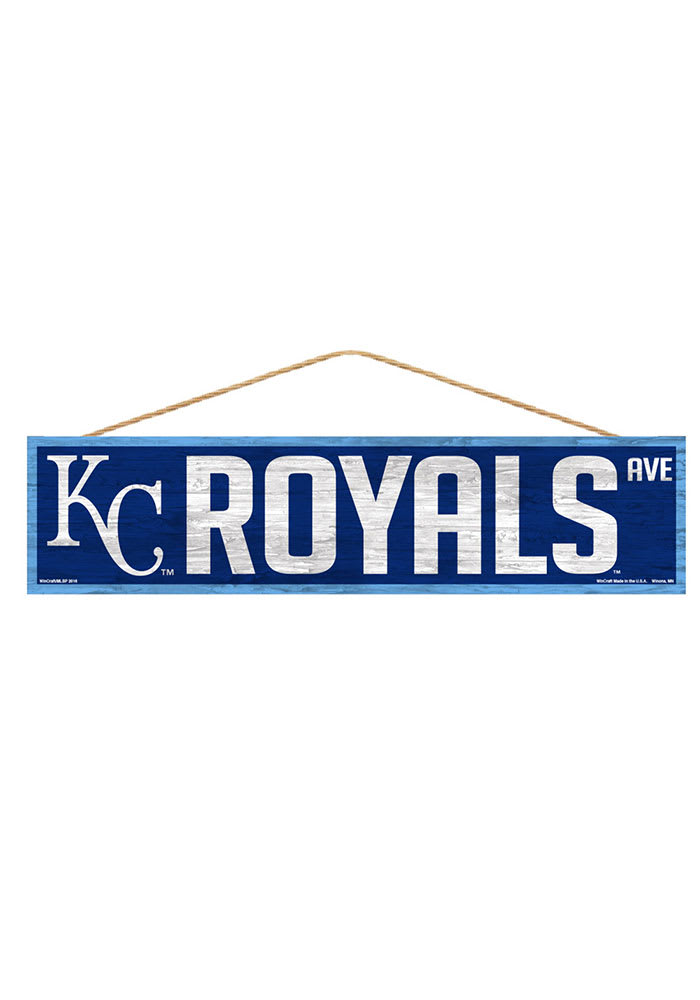 Kansas City Royals 4x17 Avenue Wood Sign
