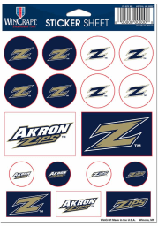 Akron Zips Sheet of Team Logo Stickers
