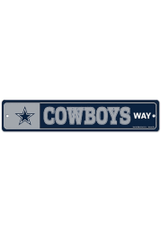 Dallas Cowboys 3.7x19 Street Zone Sign