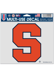 Syracuse Orange 5x6 Logo Auto Decal - Orange