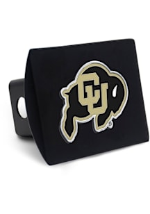 Colorado Buffaloes Black Metal Car Accessory Hitch Cover