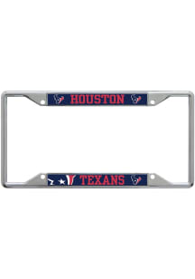 Houston Texans Mega License Plate Frame - Blue