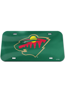 Minnesota Wild Inlaid Car Accessory License Plate