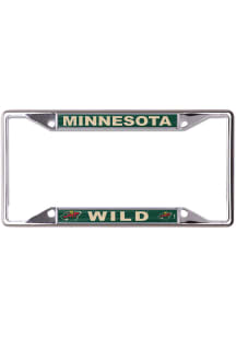 Minnesota Wild Wash Caps Mega License Frame License Frame