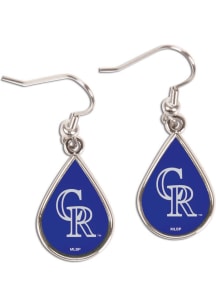 Colorado Rockies Teardrop Womens Earrings