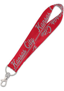 Kansas City 1 Inch Lanyard - White