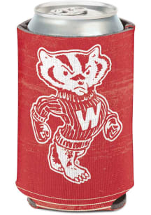 Red Wisconsin Badgers Retro Coolie