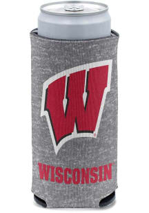 Red Wisconsin Badgers Heathered Slim Coolie