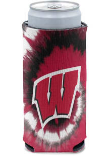 Red Wisconsin Badgers Tye Dye Slim Coolie