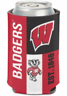 Red Wisconsin Badgers Colorblock Coolie