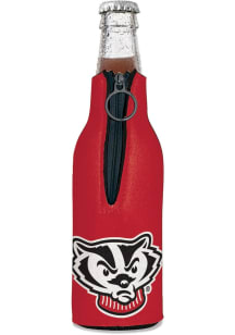 Red Wisconsin Badgers Bottle Coolie