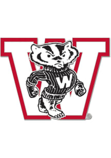 Red Wisconsin Badgers Souvenir Retro Pin