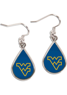 West Virginia Mountaineers Teardop Womens Earrings