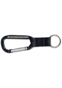 West Virginia Mountaineers Carabiner Keychain - Navy Blue