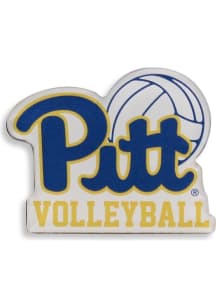 Blue  Pitt Panthers Volleyball Magnet