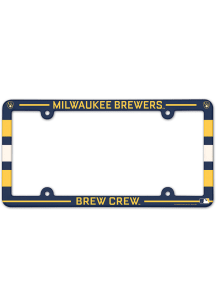 Milwaukee Brewers Full Color Plastic License Frame