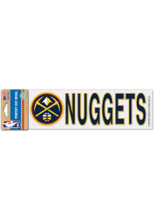 Denver Nuggets 3x10 Auto Decal - Blue