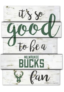 Milwaukee Bucks Birch Fan Sign