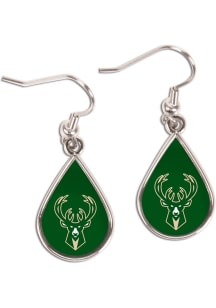 Milwaukee Bucks Teardrop Womens Earrings