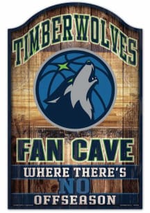 Minnesota Timberwolves 11x17 Fan Cave Sign - Blue