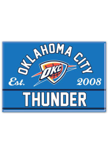 Oklahoma City Thunder 2.5x3.5 Metal Magnet