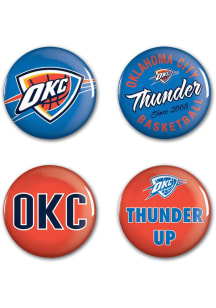 Oklahoma City Thunder 4pk Button