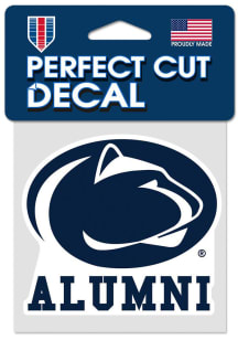 Penn State Nittany Lions 4x4 Alumni Auto Decal - Navy Blue