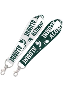 Green  Michigan State Spartans Alumni Lanyard Key Strap Lanyard