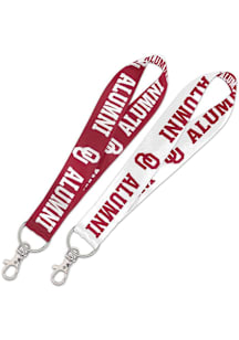 Oklahoma Sooners Alumni Lanyard Key Strap Lanyard - Red