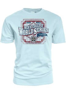 RALLY Light Blue 2024 Baseball College World Series Overdyed Short Sleeve T Shirt