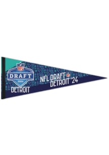 Detroit Lions 2024 NFL Draft 12x30 Pennant