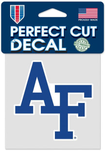 Air Force Falcons 4x4 Color Auto Decal - Blue